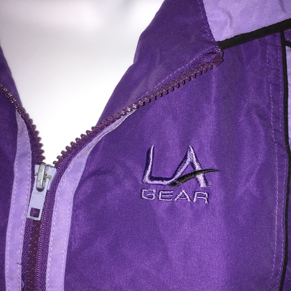 LA Gear Hooded Jacket Girls Size 7/8 - Picture 4 of 14